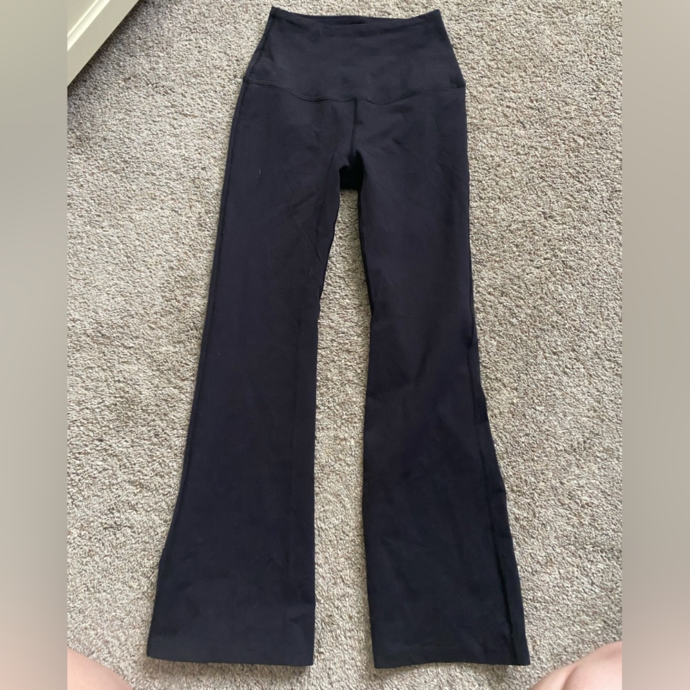 Splits59 Black Short Flare Yoga Pants Size XS